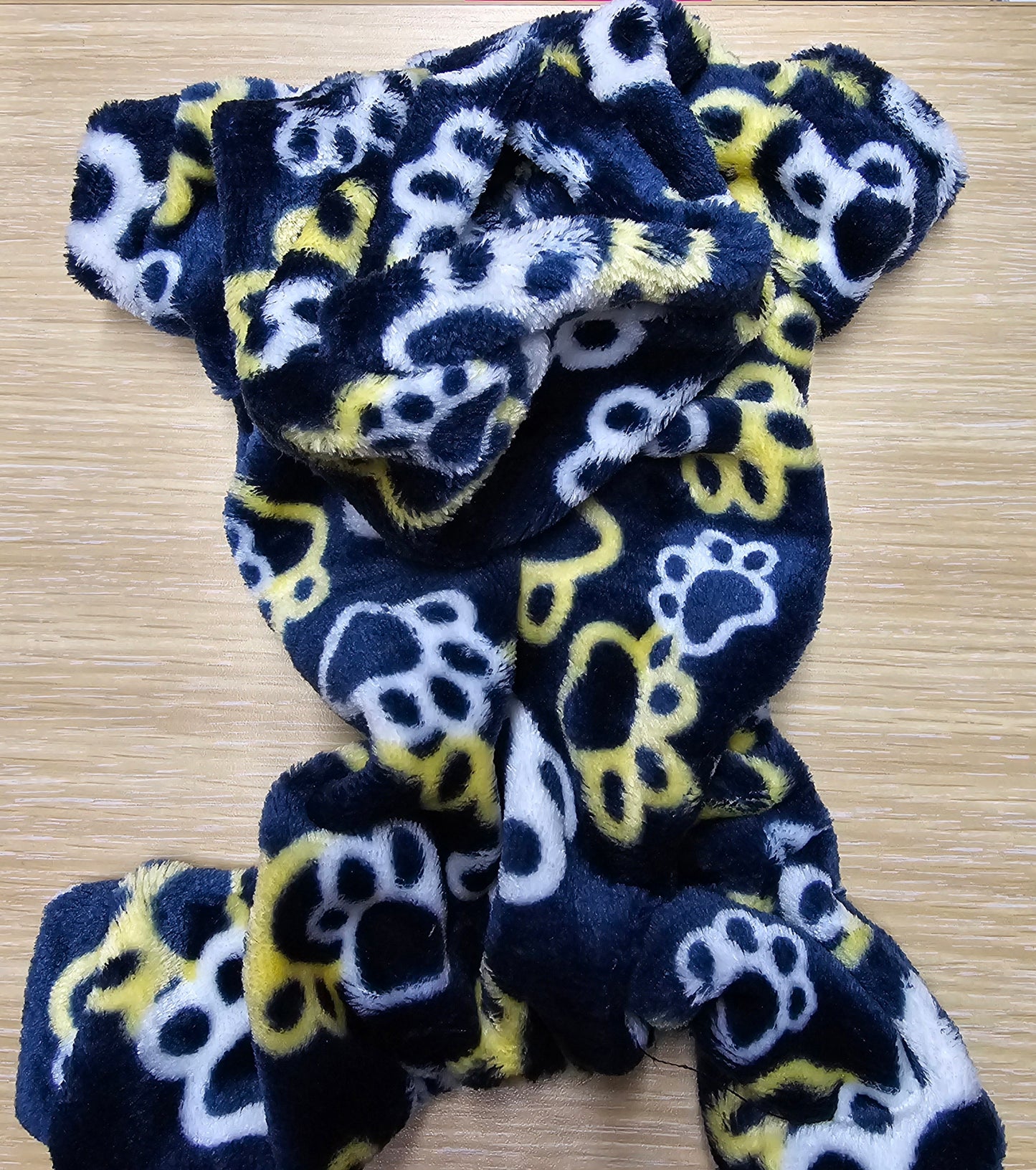 Blue Paws Print Onesie