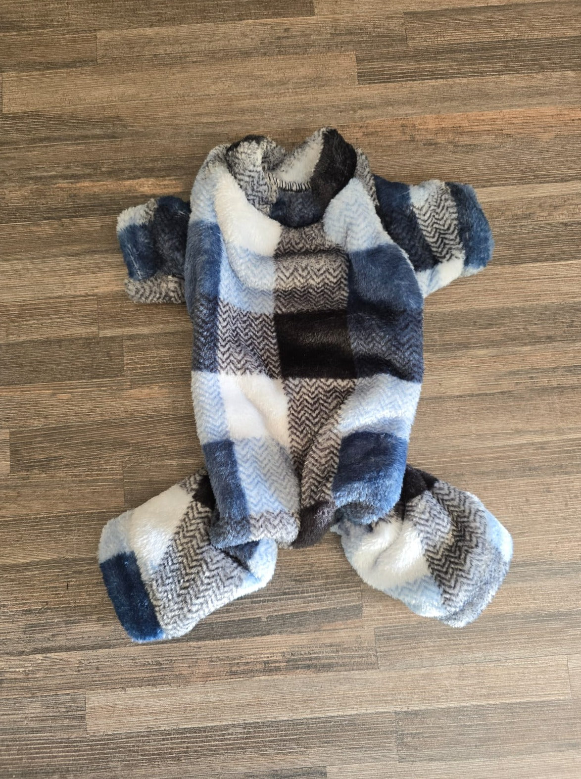 Blue checkered Onesie