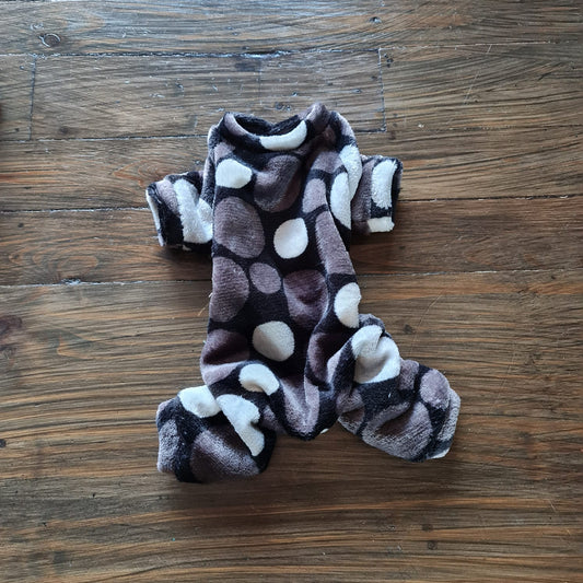 Black and White polka dots Onesie